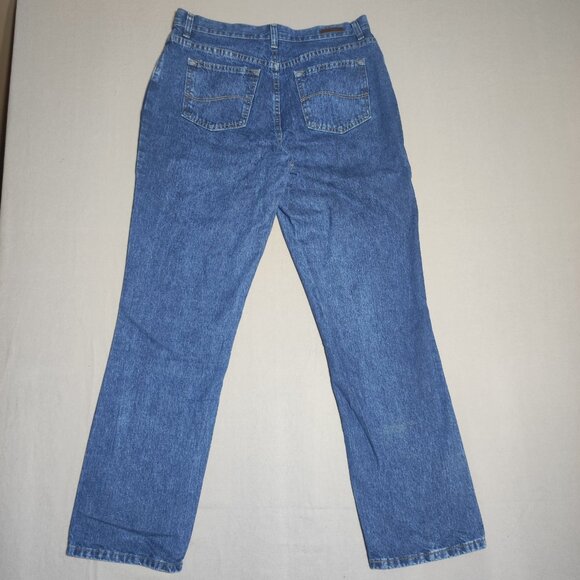 Lee jeans women's size 10 Medium denim blue colour Relaxed fit Straight Leg - Picture 3 of 12